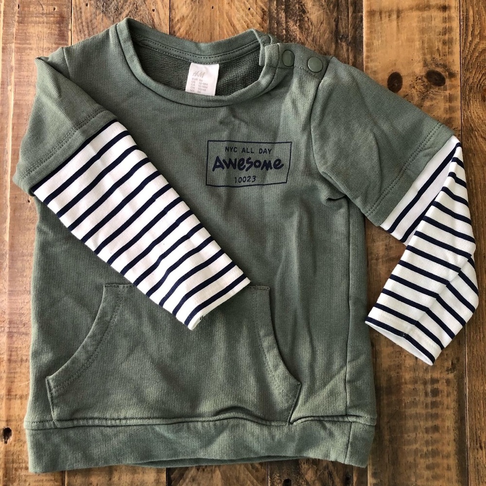 H&M Boy Sweater Size 12/18m GUC